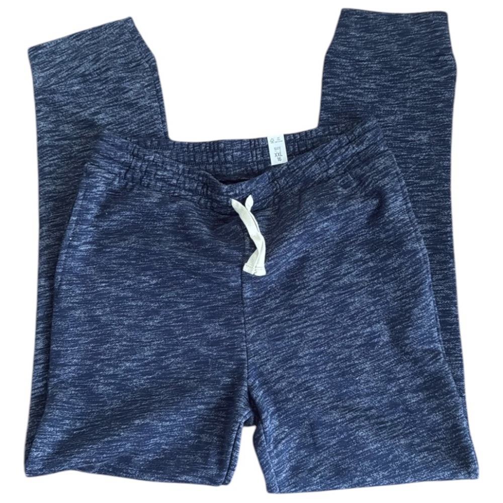 PLACE NWT Tidal Marled Navy Blue Drawstring  Boys Joggers XXL (16)